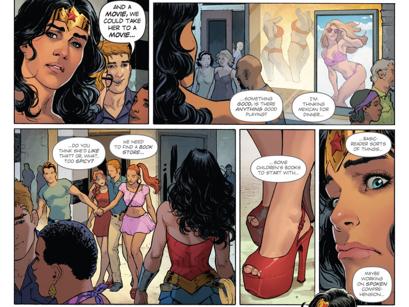 Illustration for article titled Wonder Woman #10 makes Diana a beacon of hope in a difficult time